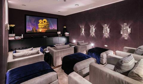 Lansdowne maja - Beauchamp Estates - Kelly Hoppen sisekujundus - kino