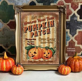 Pumpkin Farm Halloweeni märk