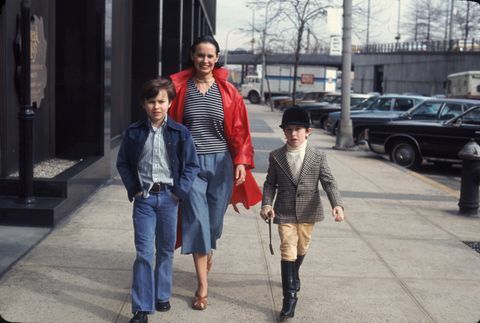 gloria vanderbilt ja pojad New Yorgis