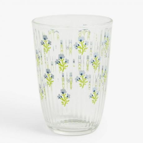 Flower Sprigs Glass Highball