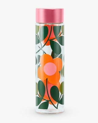 Orla Kiely Flower Stem Sprig klaasist veepudel, 525ml, papaia