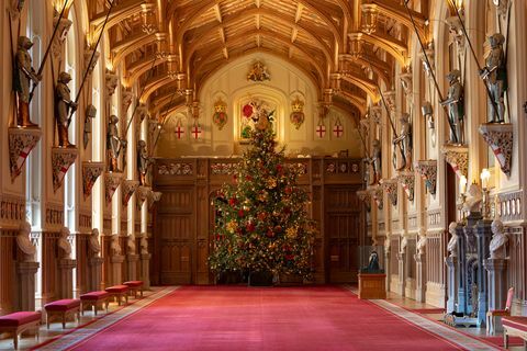 windsori lossi jõulukaunistused 2021. aasta sisekujunduspüha