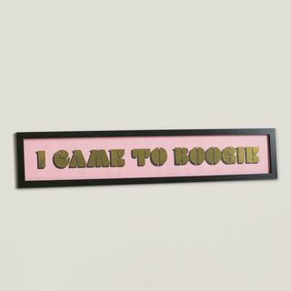 Tulin Boogie Pink & Gold Wall Art'i juurde