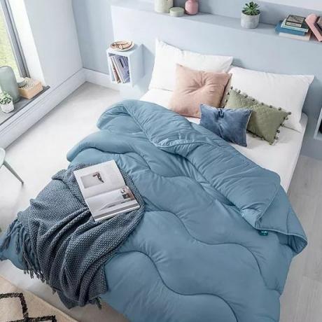 Fine Bedding Company Night Owl Blue katteta tekk