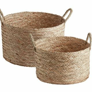 Habitat Open Weave Baskets – looduslik – 2 tk