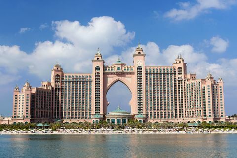 Hotell Atlantis asub Palm Jumeirahil Dubais, Araabia Ühendemiraatides