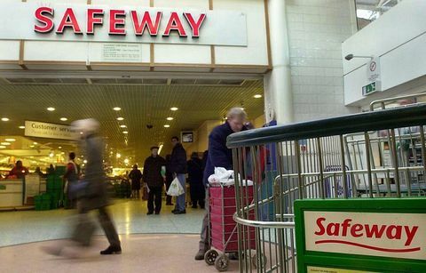 Londoni kesklinnas asuva supermarketi Safeway üldvaade