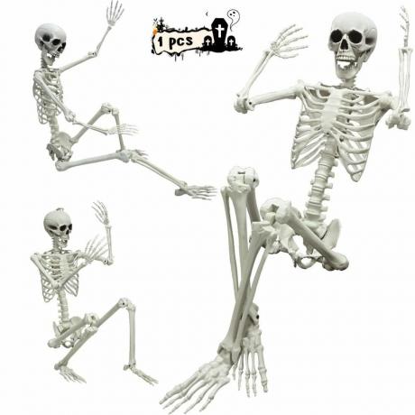 5,4-Ft Halloweeni skelett 