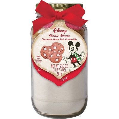 Disney Minnie Mouse Chocolate Gems Pink Cookie Mix