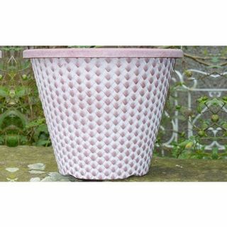 Valge pestud terrakota efektiga Toscana Planter