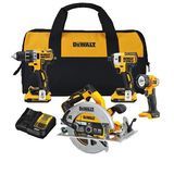 DEWALT 20V MAX XR harjadeta kombinatsioonikomplekt koos lõike- / lihvimisriistaga (DCK483D2 ja DCG413B)