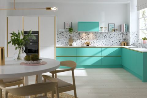 Wren Kitchens - Macaroon kollektsioon - Milano Sprearmintis