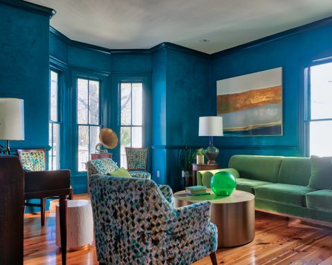 ajalooline magnoolia maja Greensboro selline sinine tuba