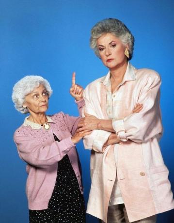 Bea Arthur ja Estelle Getty filmis Kuldne Tüdrukud