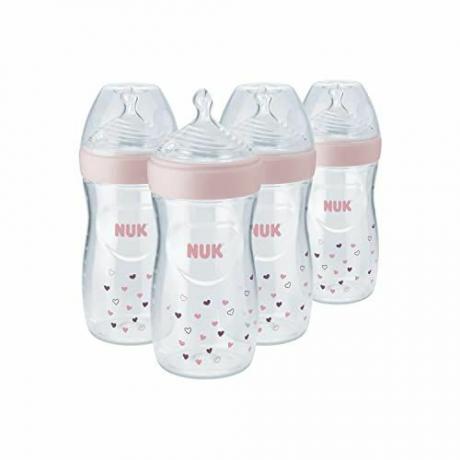 NUK Simply Natural pudel koos SafeTemp, 4 count