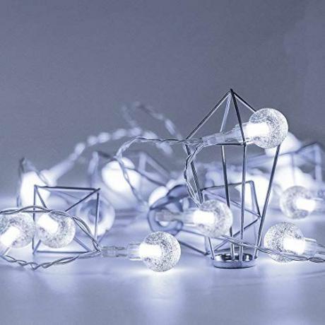 Globe Cool White LED String Lights