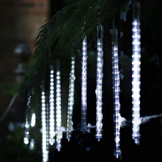 Argos Home Bright White Chasing Waterfall LED Lights 9m